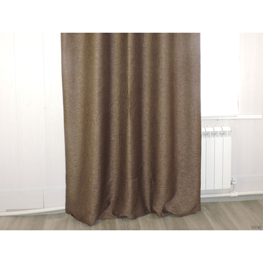 Шторы Ми Текстиль Браун Коричневый, блэкаут