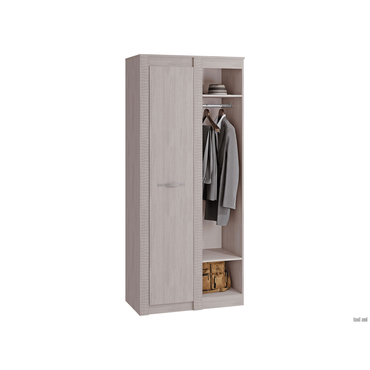 Распашной шкаф Мебелони Далия Белый ясень Белый ясень