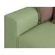 Прямой диван todzal Арти Зеленый, велюр Зеленый, велюр
