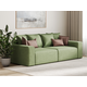 Прямой диван todzal Арти Зеленый, велюр Зеленый, велюр