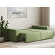 Прямой диван todzal Арти Зеленый, велюр Зеленый, велюр