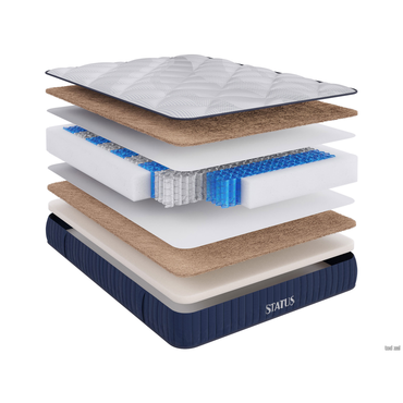 Матрас Основа Снов Орто с 9-ю зонами поддержки Белый 90х200 см