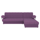 Угловой диван todzal Мальта Сливовый, шенилл Сливовый, шенилл