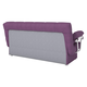 Прямой диван todzal Мальта Сливовый, шенилл Сливовый, шенилл