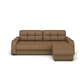 Угловой диван todzal Легенда Коричневый, велюр Универсальное