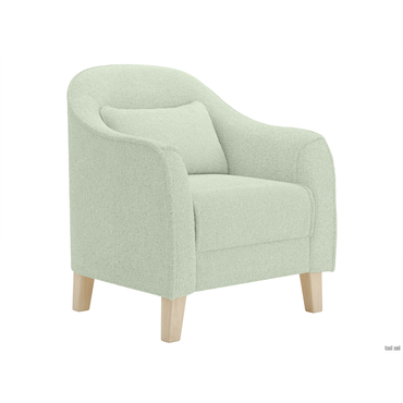 Кресло todzal Эдита Светло-зеленый, искусственный мех Светло-зеленый, искусственный мех