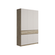 Распашной шкаф МК СТИЛЬ Бостон Дуб Крафт серый / Кашемир Дуб Крафт серый / Кашемир