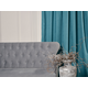 Шторы Ми Текстиль Бэлла Бирюзовый, канвас 200х250 см