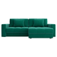 Угловой диван todzal Ланкастер Зеленый, велюр Универсальное