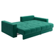Угловой диван todzal Ланкастер Зеленый, велюр Универсальное