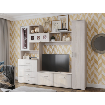 Гостиная BTS Белла Белый ясень Белый ясень