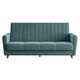 Прямой диван Сильва Эссен Мята, велюр Мята, велюр