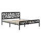 Двуспальная кровать Форвард-мебель Орион Черный, металл 160х200 см