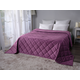 Покрывало todzal Лусиа Фиолетовый, велюр 240х260 см