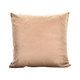 Декоративная подушка Ми Текстиль Абелия Светло-бежевый, велюр Светло-бежевый, велюр
