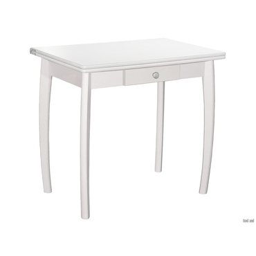 Кухонный стол Элегия Патерн Белый / Белый, пластик Белый / Белый, пластик