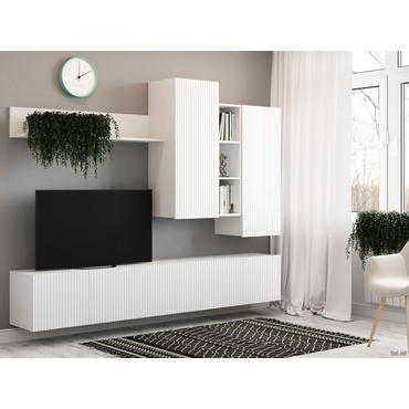 Гостиная МК СТИЛЬ Сканди Белый Белый