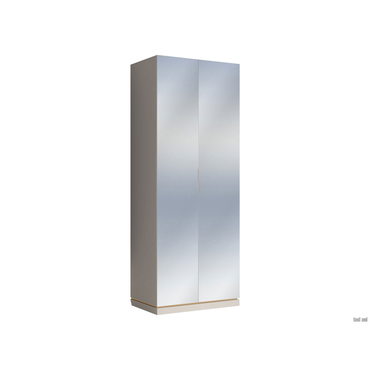 Распашной шкаф Кураж Капри Сатин С зеркальными фасадами