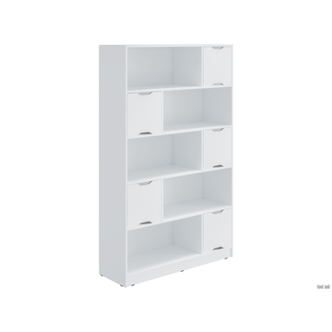 Стеллаж todzal Юджин Белый С дверцами