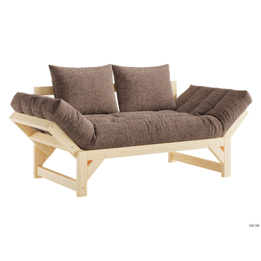 Прямой диван Салотти Евро Массив / Шоколад, рогожка Массив / Шоколад, рогожка