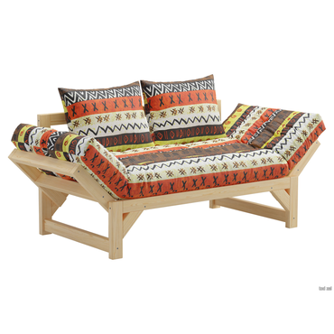 Прямой диван Салотти Евро Массив / Цветной принт, велюр Массив / Цветной принт, велюр