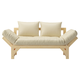 Прямой диван Салотти Евро Массив / Молочный, экокожа Массив / Молочный, экокожа