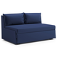 Прямой диван todzal Крафт Темно-синий, саржа Темно-синий, саржа