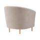 Кресло todzal Элен Бежевый, велюр Бежевый, велюр