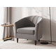 Кресло todzal Элен Серый, велюр Серый, велюр