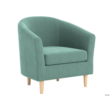 Кресло todzal Элен Бирюзовый, рогожка Бирюзовый, рогожка