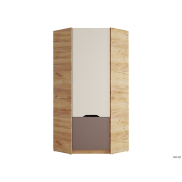 Детский шкаф МК СТИЛЬ Лео Дуб Крафт золотой / Миндаль / Глиняный серый Дуб Крафт золотой / Миндаль / Глиняный серый