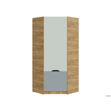 Детский шкаф МК СТИЛЬ Лео Дуб Крафт золотой / Сумеречный голубой / Пастельный зеленый Дуб Крафт золотой / Сумеречный голубой / Пастельный зеленый