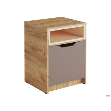 Детская тумба МК СТИЛЬ Лео Дуб Крафт золотой / Миндаль / Глиняный серый Дуб Крафт золотой / Миндаль / Глиняный серый