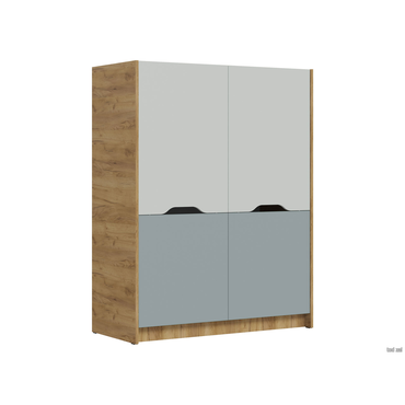 Детский шкаф МК СТИЛЬ Лео Дуб Крафт золотой / Сумеречный голубой / Пастельный зеленый Дуб Крафт золотой / Сумеречный голубой / Пастельный зеленый