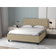 Двуспальная кровать todzal Фостер, Форестер Кремовый, велюр 140х200 см