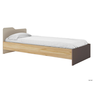 Детская кровать МК СТИЛЬ Лео Дуб Крафт золотой / Миндаль / Глиняный серый Дуб Крафт золотой / Миндаль / Глиняный серый