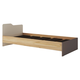 Детская кровать МК СТИЛЬ Лео Дуб Крафт золотой / Миндаль / Глиняный серый Дуб Крафт золотой / Миндаль / Глиняный серый