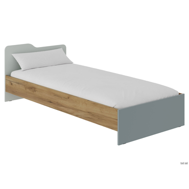 Детская кровать МК СТИЛЬ Лео Дуб Крафт золотой / Сумеречный голубой / Пастельный зеленый Дуб Крафт золотой / Сумеречный голубой / Пастельный зеленый