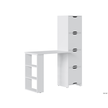 Письменный стол todzal Юджин Белый С дверцами