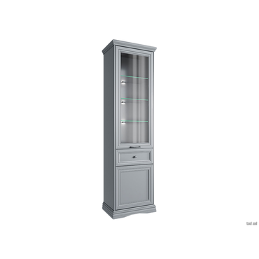 Шкаф-витрина Анрэкс Валенсия Серый Серый