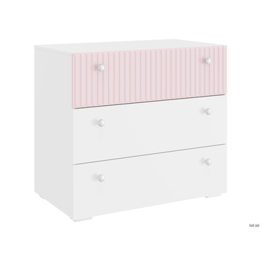 Детский комод ЭтоМебель Алиса Розовый / Белый Розовый / Белый