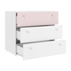 Детский комод ЭтоМебель Алиса Розовый / Белый Розовый / Белый