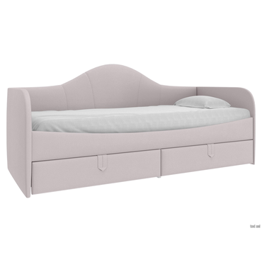 Детская кровать ЭтоМебель Алиса Розовый, велюр Розовый, велюр