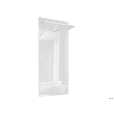 Настенная вешалка todzal Норд СТЛ.413.08 Белый / Белый глянец Белый / Белый глянец