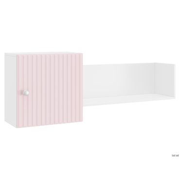 Детская полка ЭтоМебель Алиса Розовый / Белый Розовый / Белый