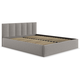 Двуспальная кровать todzal Кери, Каприс Серая, рогожка 120х200 см