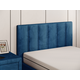 Двуспальная кровать todzal Кери, Каприс Синий, велюр 90х200 см