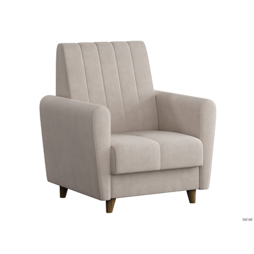 Кресло Сильва Эссен Бежевый, велюр Бежевый, велюр