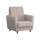 Кресло Сильва Эссен Бежевый, велюр Бежевый, велюр