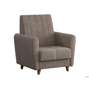 Кресло Сильва Эссен Латте, велюр Латте, велюр